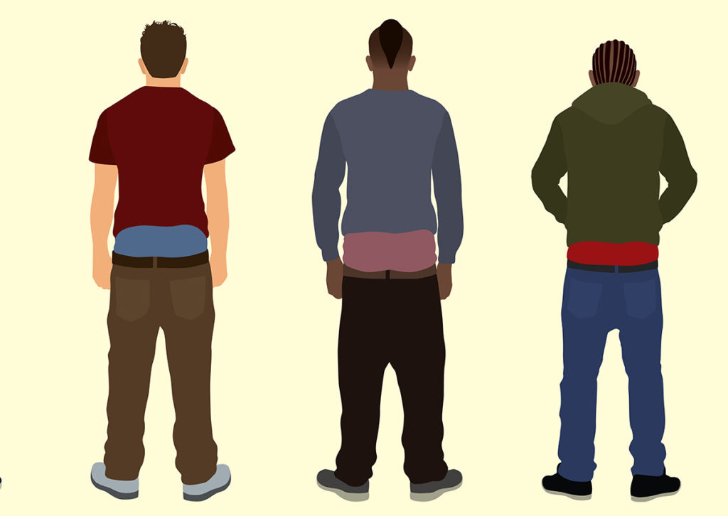 no sagging pants