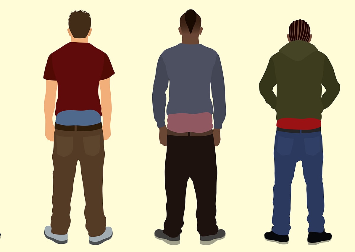 sagging jeans